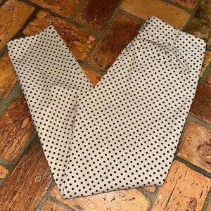 New York & Co Aubrey Pant Slimming Ankle Polka Dot